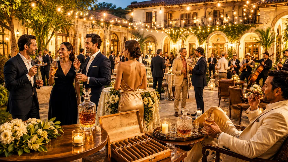 Private event and celebration at a luxury villa in Cuba