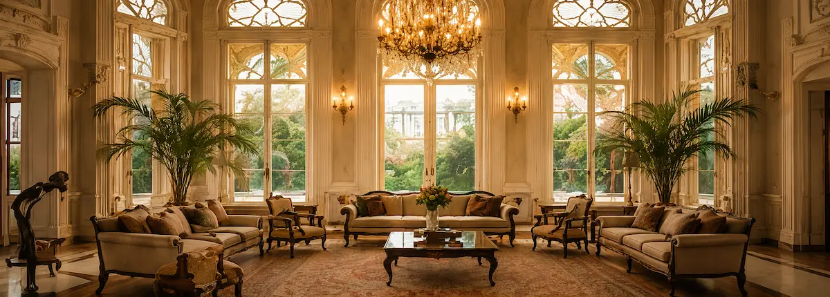 luxury living room havana colonial house